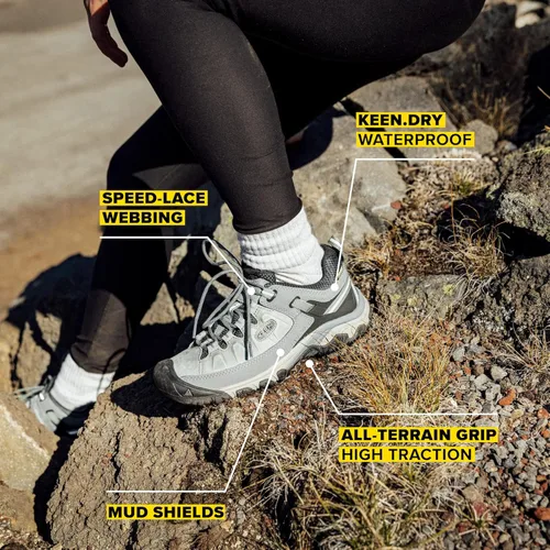 Miniatura 6 de KEEN Targhee 3 - Zapatos de senderismo impermeables de baja altura para mujer
