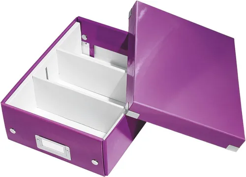 Miniatura 21 de Leitz Caja de almacenamiento A5, rango de clic y tienda 60430001 - Caja de almacenamiento pequeña, blanca A5 Azul (Ice Blue)