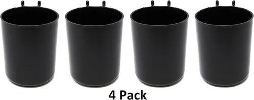 Miniatura 2 de JSP Manufacturing Tablero de clavijas de plástico de 3 pulgadas para colgar tazas, organizador de almacenamiento, manualidades, oficina