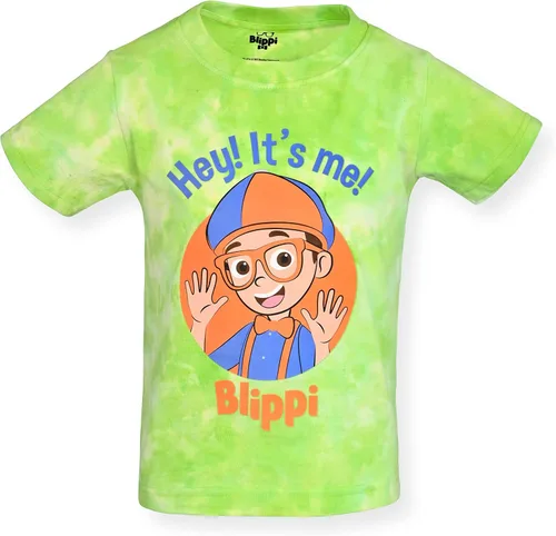 Miniatura 3 de Blippi Paquete de 3 camisetas para niños pequeños y pequeños, azulnaranjaverde