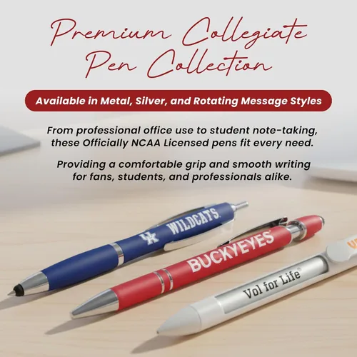 Miniatura 4 de Greeting Pen Florida Soft Touch - Bolígrafo de metal recubierto de 4 unidades (4026) Florida Gators Pen para estudiantes y exalumnos - UF School