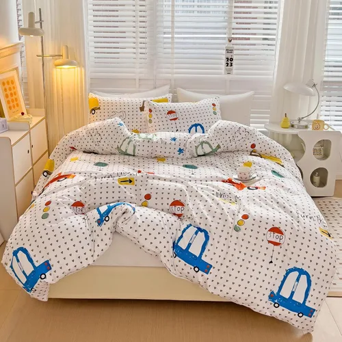 Miniatura 10 de LAMEJOR - Juego de funda de edredón, ropa de cama de microfibra (1 funda de edredón y 2 fundas de almohada) Amarillo