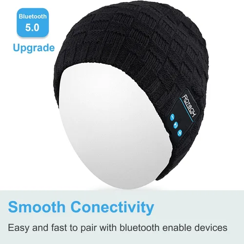 Miniatura 58 de Rotibox - Gorro inalámbrico con Bluetooth para deportes al aire libre, regalo de Navidad.