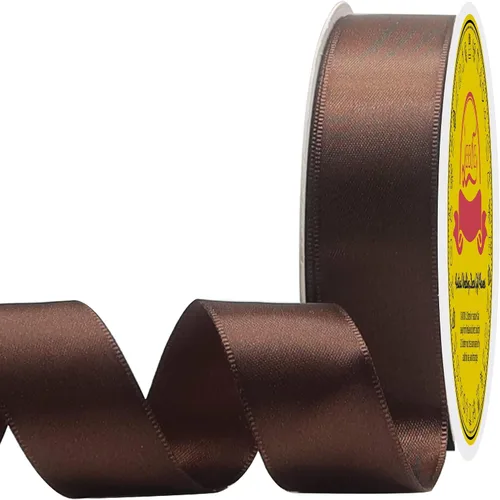 Miniatura 193 de Cinta de satén blanca antigua de doble cara de 1-1/2 pulgadas x 50 yardas, cinta de poliéster para envolver regalos, día de San Valentín, bodas