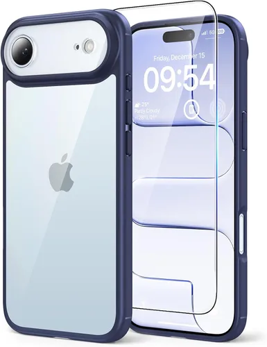 Miniatura 92 de TAURI Funda magnética 2 en 1 transparente para iPhone 14 Pro, compatible con Magsafe [no amarillenta] con protector de pantalla, protección de grado