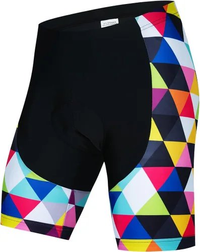 Miniatura 184 de Weimostar Hombre Ciclismo Jersey Manga Corta Bicicleta Ropa Multicolor Diamante