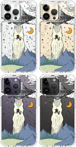Miniatura 3 de MOSNOVO Funda para iPhone 14 Pro Max, [Protección contra caídas de grado militar Buffertech de 6.6 pies] [Tecnología antidespegado] Diseño de funda