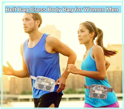 Miniatura 7 de Clear Fanny Pack Clear Belt Bag stadium approved for Women Men clear purse tote bag Crossbody Transparent Waist Bag for Concerts with Adjustable