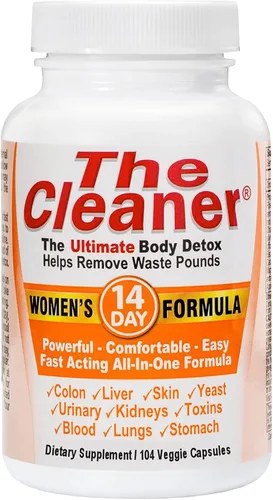 Century Systems The Cleaner Detox, potente fórmula de limpieza interna completa de 14 días para mujeres, apoya la salud digestiva, 104 cápsulas