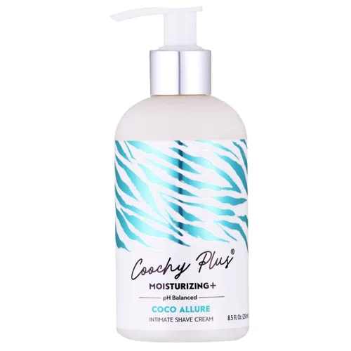Miniatura 10 de Coochy Plus Crema de afeitar íntima COCO ALLURE para púbico, línea de bikini, axila y más, sin erupciones con fórmula hidratante pendiente