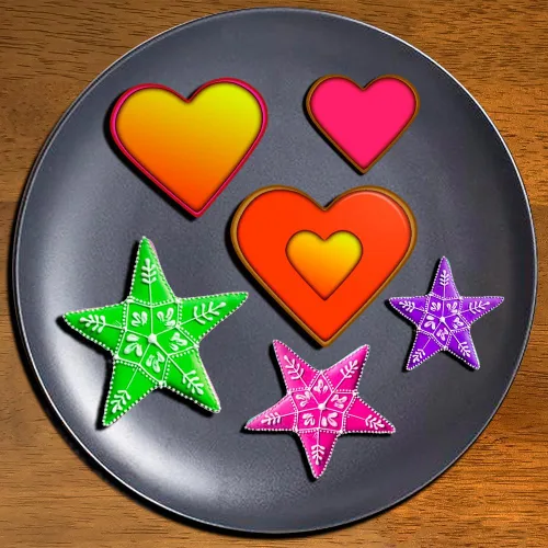 Miniatura 6 de Juego de cortadores de galletas de Navidad - 18 piezas, formas de hombre de jengibre, copo de nieve, árbol, corazón, estrella y ángel para hornear