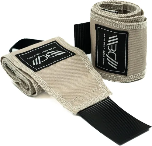 Miniatura 10 de WARM BODY COLD MIND - Premium Cotton Weight Lifting Wrist Wraps for Cross Training, Powerlifting, Deadlift, Weightlifting, Gym, Wrist Straps
