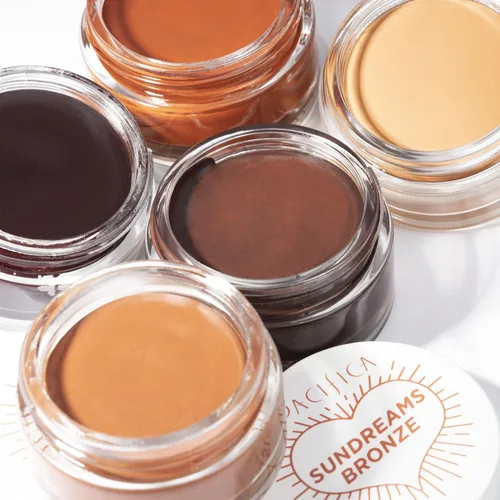 Miniatura 3 de Pacifica Bronzer - Sun Dreams - Resaltador en crema bronceadora mate, contorno hidratante y edificable con extractos florales, sin talco, vegano