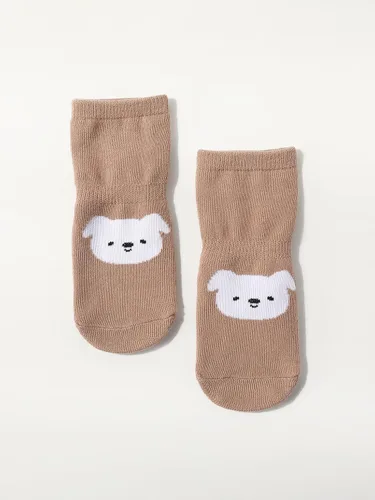 Miniatura 4 de Calcetines antideslizantes para bebé con agarres, diseño de animales lindos, mezcla de algodón, unisex, 6 meses a 5 años, paquete de 6