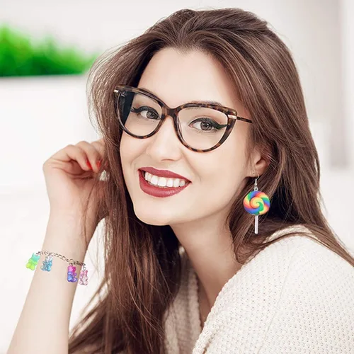 Miniatura 6 de ZOCONE Dije de caramelo colorido, bonitos dijes de resina para hacer joyas, llaveros, collares, pulseras, aretes, suministros de resina