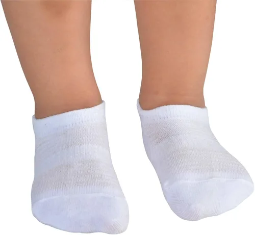 Miniatura 3 de JORMATT Calcetines de algodón antideslizantes de corte bajo con empuñaduras, 6 pares