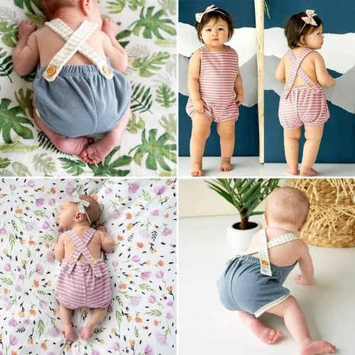 Miniatura 3 de Simplee kids Vestidos florales de algodón para niñas, mangas con volantes, ropa de niña de verano
