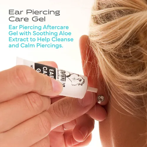 Miniatura 2 de Studex Gel para el cuidado de los piercings de oído – Gel de cuidado posterior con extracto de aloe calmante para proteger la piel y promover