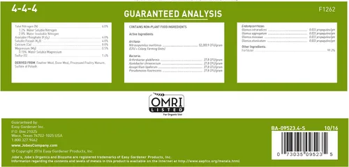 Miniatura 7 de Jobe's Organics 09026 Fertilizante, 4 lb & Jobe's Organics 09526 Fertilizante granular orgánico multiusos 4-4-4, 4 lb