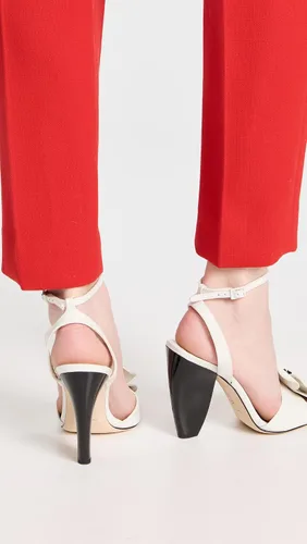 Miniatura 3 de Tory Burch Sandalias de tacón de flores para mujer
