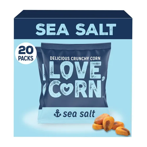 Miniatura 8 de LOVE CORN BBQ 0.7oz x 20 bolsas – Delicioso maíz crujiente – Snacks familiares saludables – Sin gluten, Kosher, sin OGM – Alternativa para papas