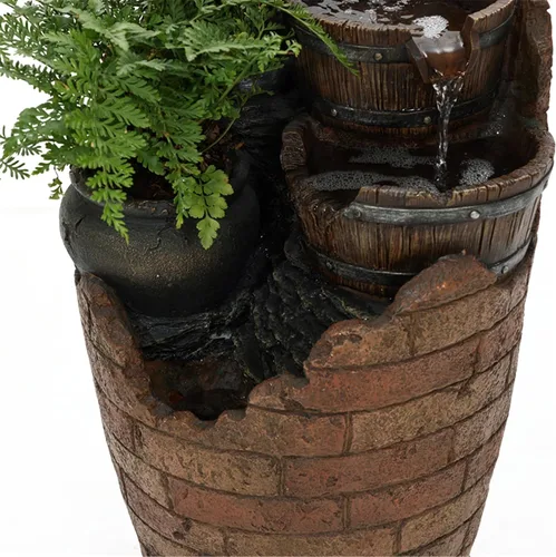 Miniatura 8 de Fuente de agua en cascada con bomba de agua Glenville