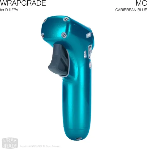Miniatura 2 de WRAPGRADE Skin compatible con DJI FPV Controlador de movimiento (azul caribeño)