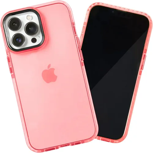Miniatura 15 de SteepLab Funda de barrera para iPhone 13, protección de 360 grados que absorbe impactos con bisel elevado y colores llamativos (cielo azul brillante)