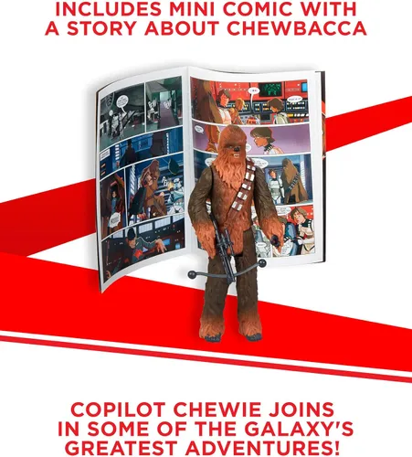 Miniatura 4 de STAR WARS Figura de Chewbacca y mini cómic de Galaxy of Adventures