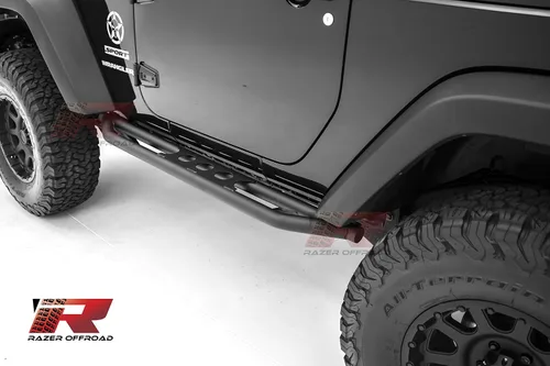 Miniatura 2 de Armadura lateral con textura negra, para Jeep Wrangler JK 07-17