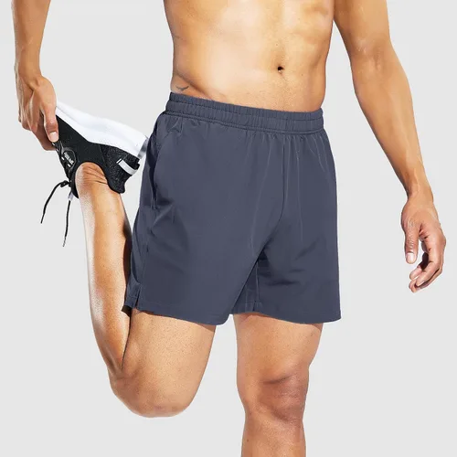 Miniatura 6 de Haimont Pantalones cortos deportivos para hombre de 5 pulgadas para gimnasio, deportes, entrenamiento activo con bolsillos, secado rápido