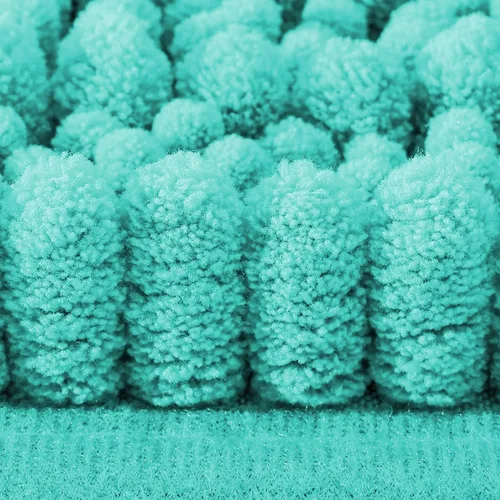 Miniatura 17 de Smiry Alfombras de Baño 24x16 pulgadas, Alfombras de Baño de Chenilla Extra Suaves y Absorbentes, Respaldo de Goma Antideslizante, Lavable a Máquina