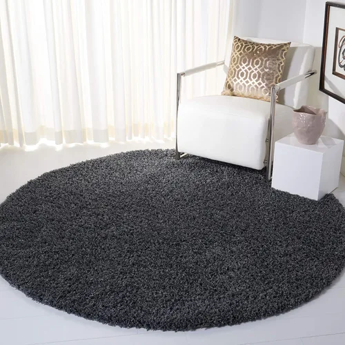Miniatura 40 de SAFAVIEH Venus Shag Collection - Alfombra decorativa, 2 pies 2 pulgadas x 4 pies, color azul, diseño sólido, no desprende pelusa y de fácil cuidado