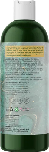 Miniatura 6 de Jabón de baño de burbujas de eucalipto de alta calidad, baño de burbujas para adultos sin sulfato para mujeres y hombres con aceites esenciales