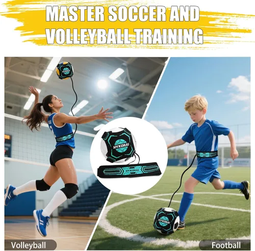 Miniatura 8 de Entrenador de fútbol, equipo de entrenamiento de práctica individual de fútbol, patada de fútbol, entrenador de malabarismos mejora el control
