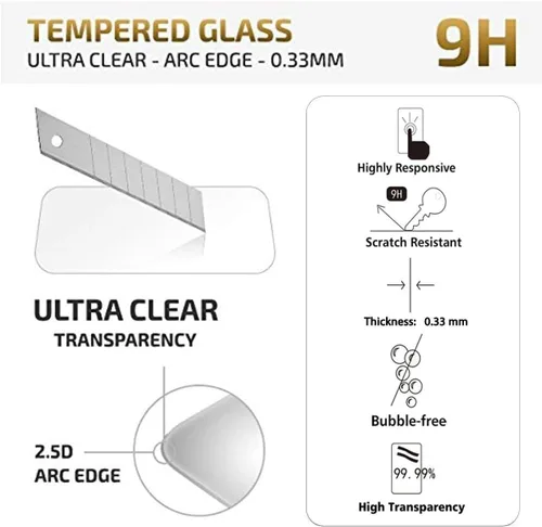 Miniatura 5 de NEW'C Paquete de 3 protectores de pantalla de privacidad para iPhone Air/iPhone 17 Air (6.5 pulgadas), película de vidrio templado antiespía