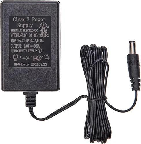 Cargador de 6 voltios para niños de 6 V, cargador de 6 V para una variedad de adaptadores de alimentación de juguete eléctrico para cochecito de bebé