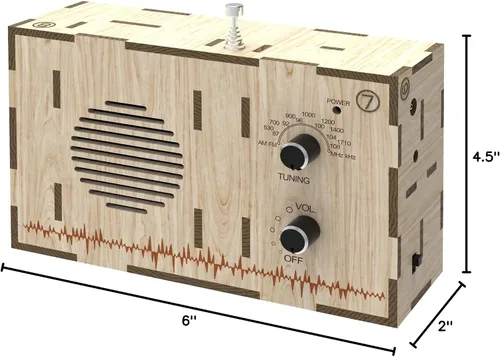 Miniatura 5 de Kaito Kit de radio AM/FM DIY-63 con personalización personal