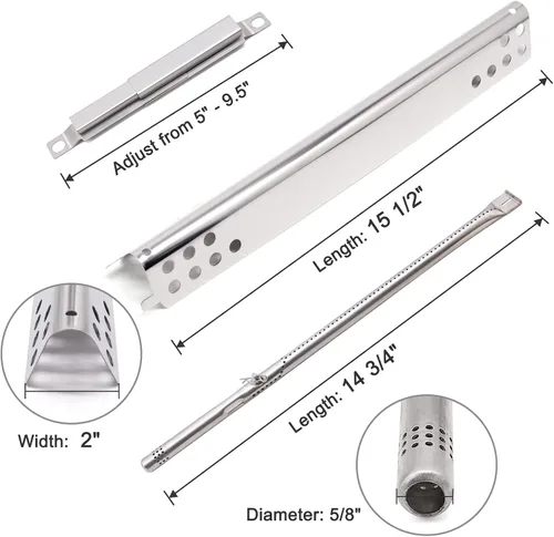 Miniatura 3 de Kit de reparación para Charbroil 463633316 463645015 463672016 463672416 463672419 463672019 463672216 463672219 piezas de parrilla, para Charbroil
