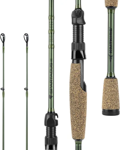 Miniatura 10 de KastKing Spartacus II Fishing Rods - IM6 Graphite Blanks Casting & Spinning Rods, 2-Piece Rods with Extra Tip Section, PTS Power Transition System