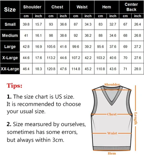Miniatura 6 de COOFANDY Suéter para hombre, cuello en V, ajustado, casual, sin mangas, tejido trenzado