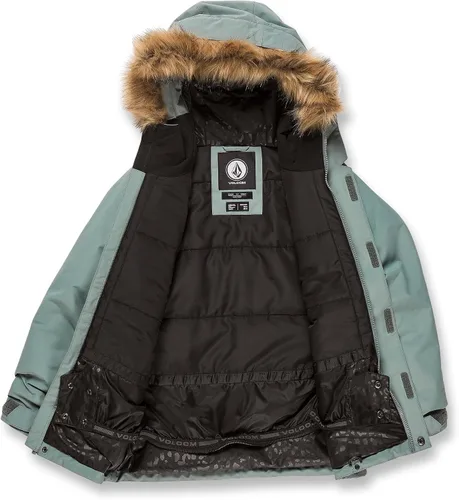 Miniatura 3 de Volcom Chaqueta de nieve con aislamiento So Minty para niñas Nieve