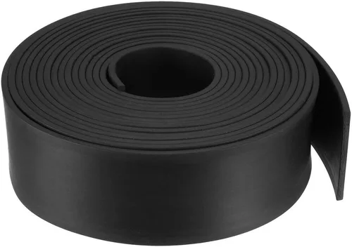Miniatura 5 de uxcell Tira de sello de goma rectangular maciza, 0.197 in de ancho, 0.118 in de grosor, 3.3 ft de largo, color negro