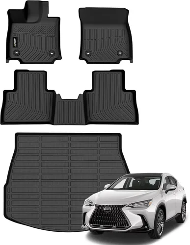 Miniatura 65 de Juego completo de tapetes de auto para todo tipo de clima, revestimiento automotriz para piso y maletero