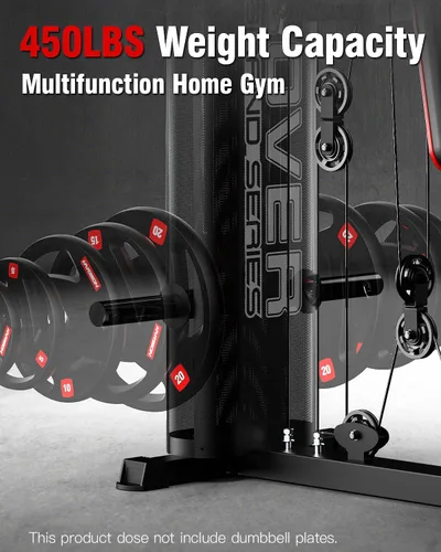 Miniatura 6 de HARISON Gimnasio en casa - Equipo de entrenamiento de cuerpo completo, equipo de ejercicio, equipo de fitness, equipo multifuncional de gimnasio