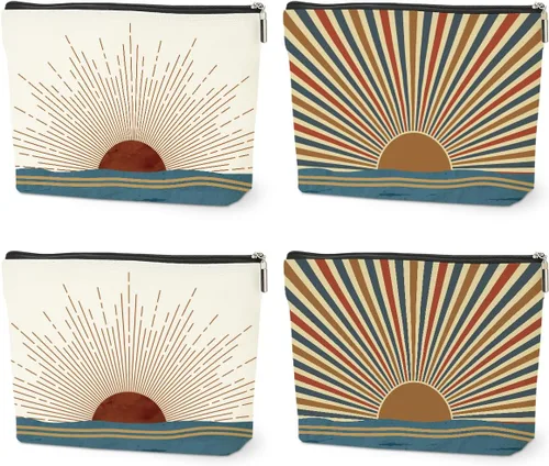 Miniatura 12 de Bolsa organizadora de cables de 2 piezas, divertida bolsa de maquillaje, bolsa de carga, bolsa de cosméticos, bolsa de almacenamiento de viaje