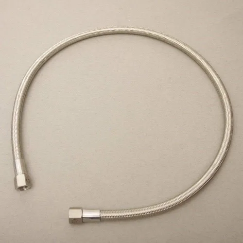 Miniatura 2 de JIC Manguera Hidráulica Hembra JIC 3/8 in. x 24 in. (2 pies) - PTFE/Acero Inoxidable Trenzado 316 - Glacier Tanks