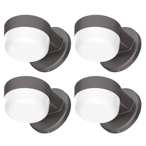 Miniatura 8 de TIERONE Moderno paquete de luz LED de seguridad con fotocélula del atardecer al amanecer, aplique de pared al aire libre para patio, porche