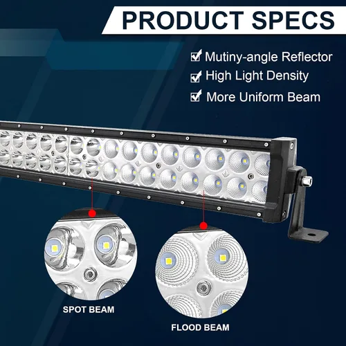 Miniatura 3 de Willpower 13 en 16 pulgadas 72W Spot Flood Combo LED Barra de luz de trabajo para camión coche ATV SUV 4X4 Jeep Truck lámpara de conducción