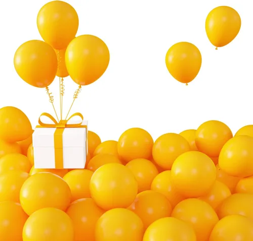 Miniatura 26 de KALOR Globos dorados champagne, 100 piezas de 5 pulgadas de globos mini de látex mate para arco de guirnalda de globos, decoración de cumpleaños